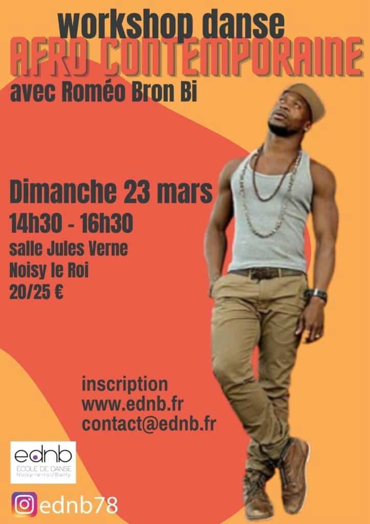 WORKSHOP DE DANSE AFRO-CONTEMPORAINE À NOISY-LE-ROI ! 2